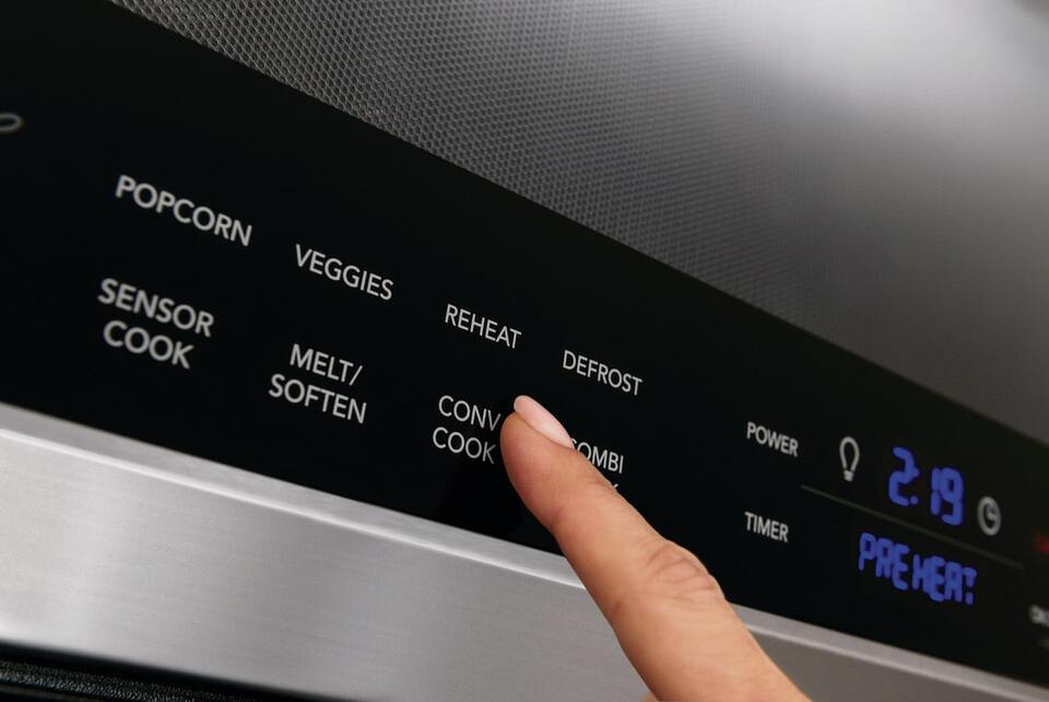 thumbnail video image 2 of Frigidaire Professional Series FPBM3077RF - Microwave oven with convection - over-range - 1.8 cu. ft - 1050 W - stainless steel, 2 of 96