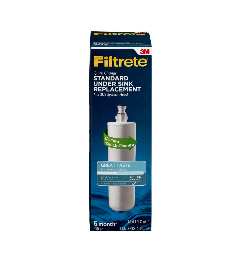 Filtrete Advanced Under Sink Quick Change Water Filtration Filter 3US ...