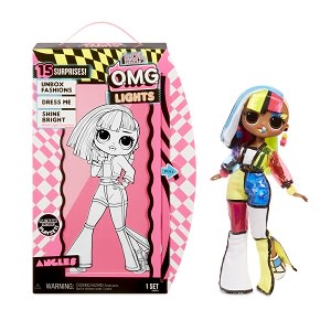 L.O.L. Surprise! O.M.G. Lights Angles Fashion Doll with 15