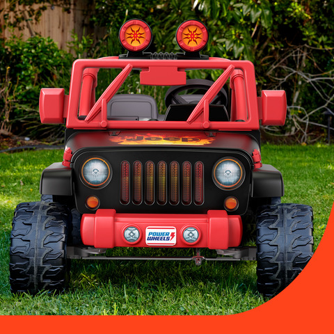 Power wheels tough talking deals jeep wrangler for off road