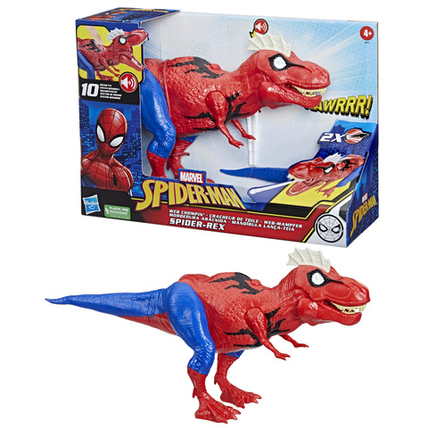 Marvel Spider-Man Web Chompin´ Spider-Rex Action Figure，Christmas