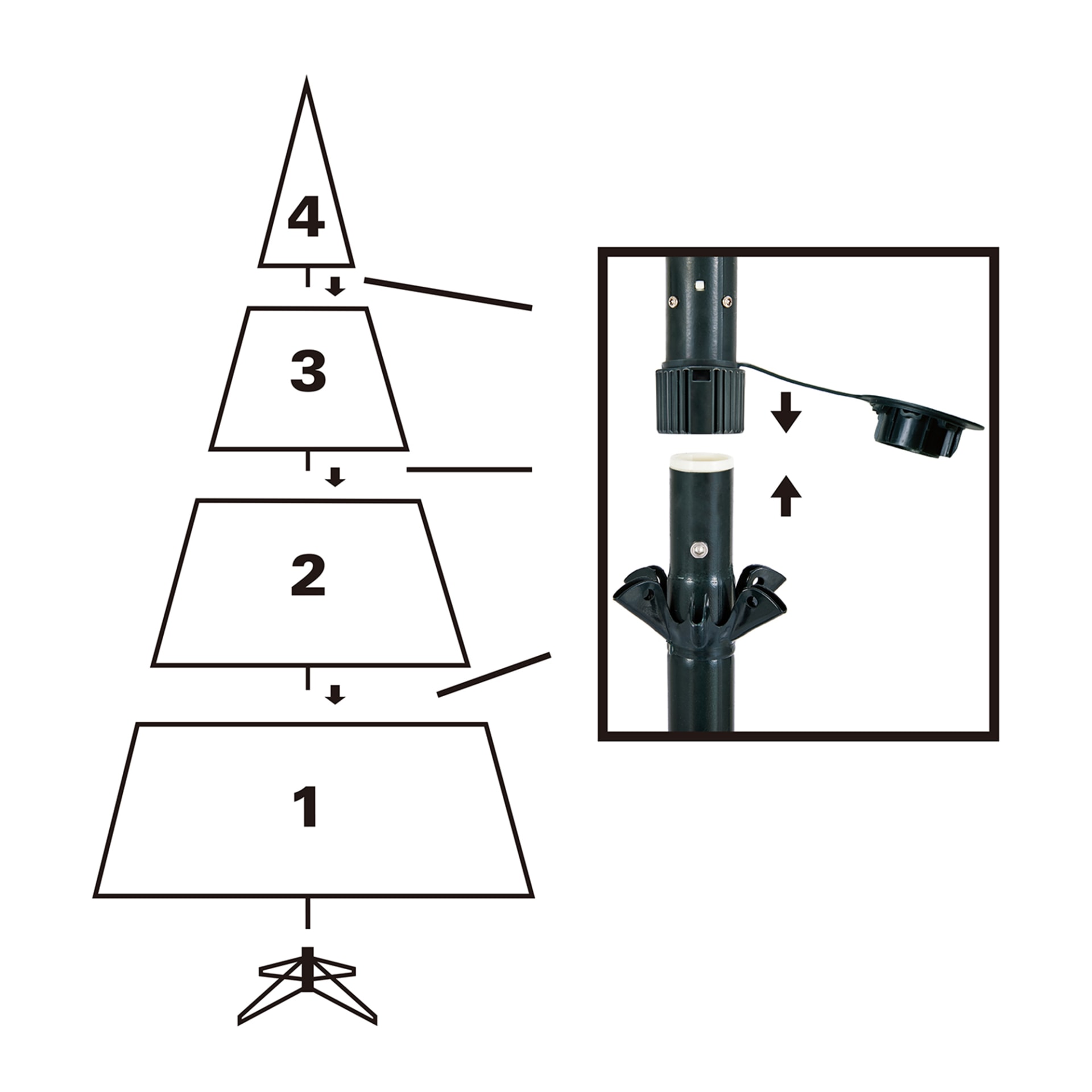 9′ Pre-Lit Radiant Micro LED Slim Artificial Christmas Tree - Grow Xmas ...