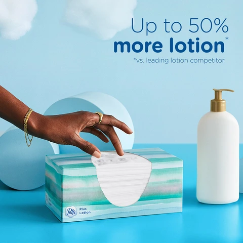 Up to 50% more lotion