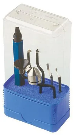Noga - Hand Deburring Tool Set: 7 Pc, High Speed Steel | MSC Noga - Hand Deburring Tool Set: 7 Pc, High Speed Steel | MSC