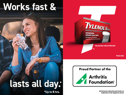 TYLENOL® 8 HR Muscle Aches & Pains