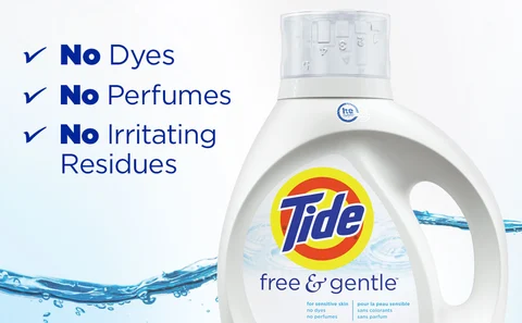 No Dyes, No Perfumes, No Irritating Residues