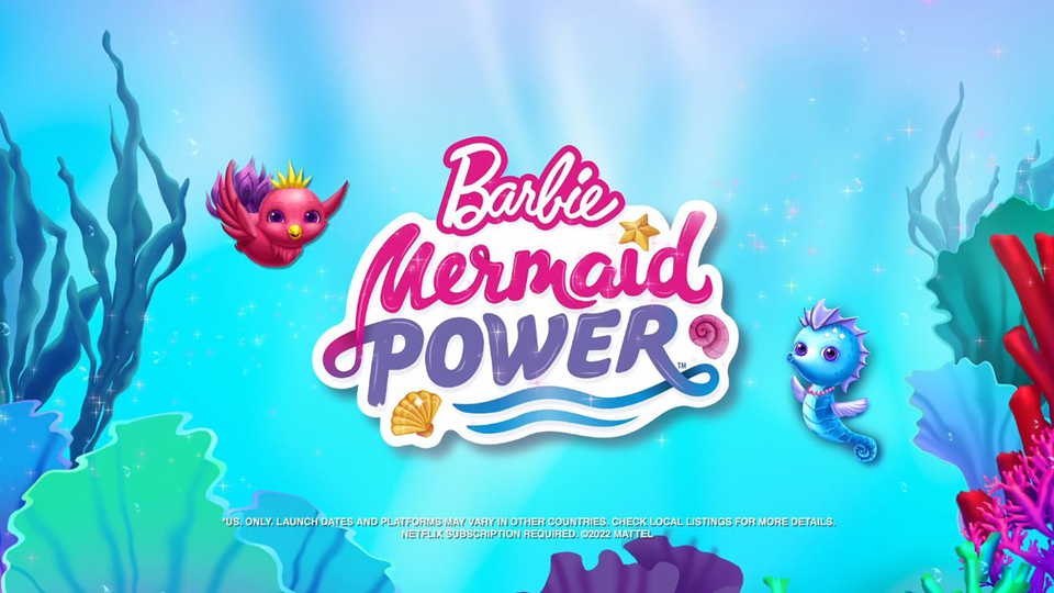 thumbnail video image 2 of Barbie Mermaid Power Chelsea Doll with Two Ocean Pets, Treasure Chest and Accessories, 2 of 7