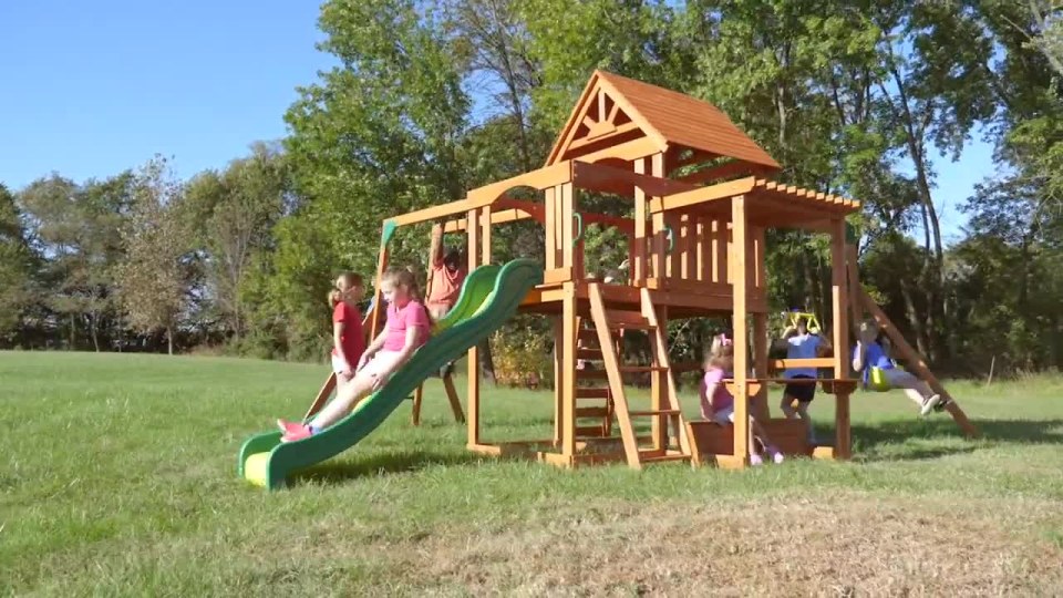 Backyard Discovery Monticello Cedar Swing Set - 960