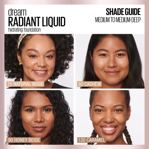 Maybelline Dream Radiant Liquid Medium Coverage Hydrating Foundation Nude Beige 1 fl. oz. Walmart