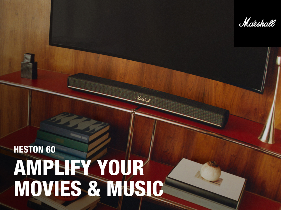 Marshall Heston 60 5.1 Channel Soundbar with Dolby Atmos Immersive