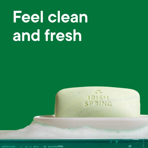 Colgate Irish Spring Deo Seife Mit Aloe – 310 G, 12-Stunden Frischeschutz, Für Gesunde Haut