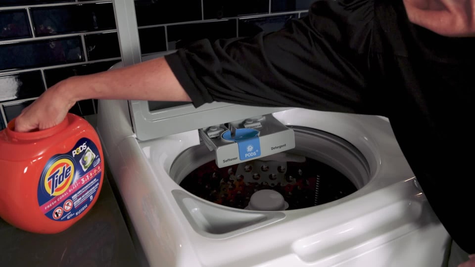 "GE GTW720BSNWS 27 Inch Top Load Washer with 4.8 cu. ft. Capacity, 12