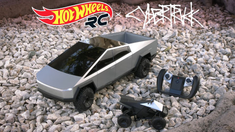 Hot Wheels 1:10 Tesla Cybertruck Radio-Controlled Truck & Electric  Cyberquad, Custom Controller, Speeds to 12 MPH, Working Headlights &  Taillights, For Kids & Collectors [ Exclusive] : Toys & Games 