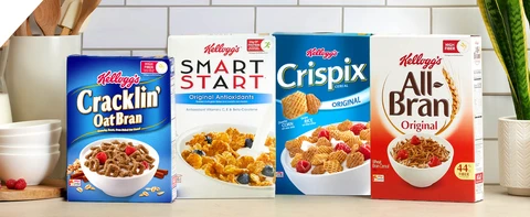 Kellogg's Corn Flakes Breakfast Cereal, Kids Cereal, Family Kellogg's Corn Flakes Breakfast Cereal, Kids Cereal, Family