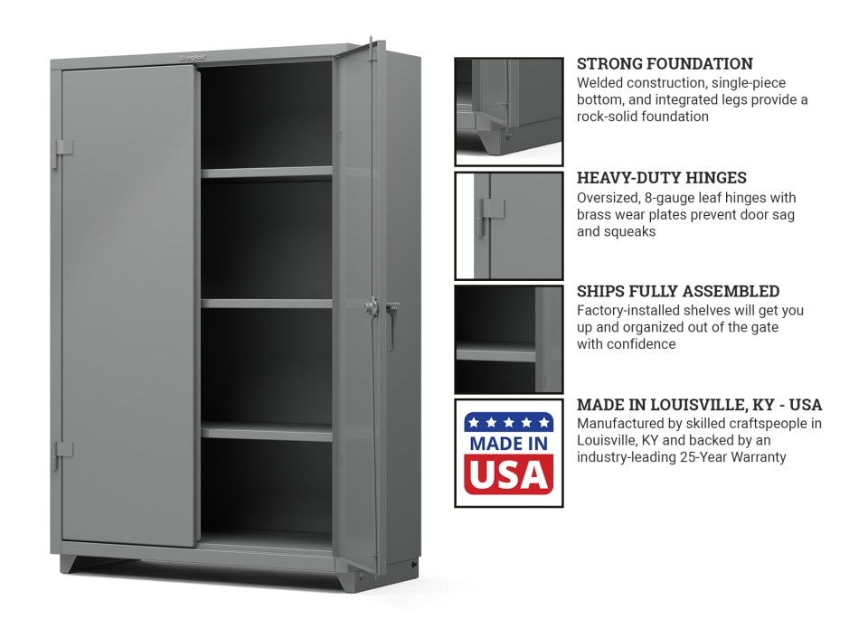 Locking Steel Storage Cabinet