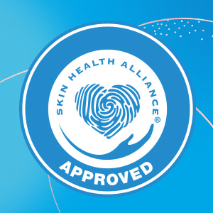 Dermatologically Approved by Skin Health Alliance