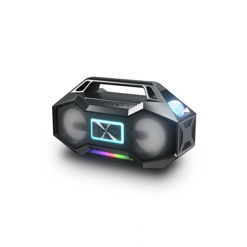 ION Audio Party Rocker Go high Power Boombox with Party Starter