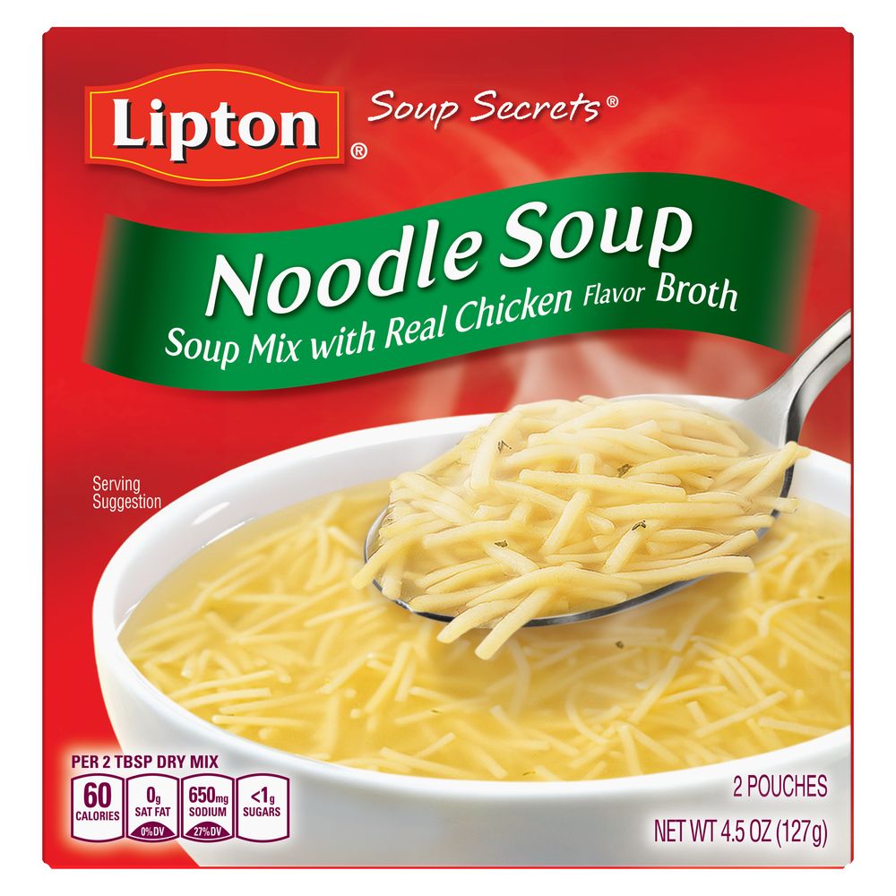 Lipton Soup Secrets Noodle Soup Mix With Real Chicken Broth 2ct Hy Vee Aisles Online Grocery Shopping