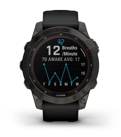 Garmin fenix 7 Sapphire Solar 47mm Rugged GPS Smartwatch with