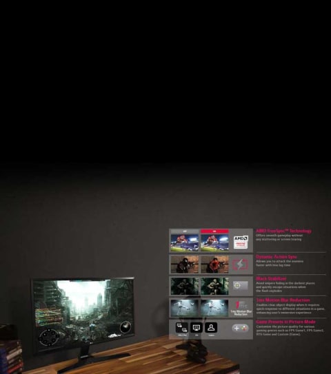 LG Monitor Gaming de 24 pulgadas WFull HD IPS 24MP59G-P