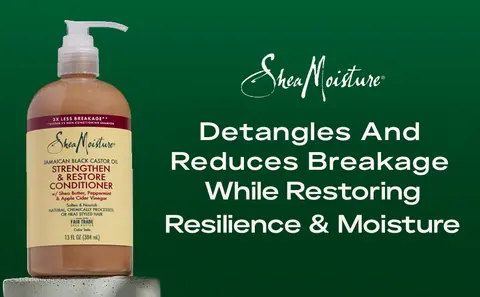 Detangles and reduces breakage while restoring resilience &amp; moisture
