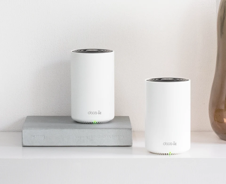 TP Link Deco XE75 Pro AXE5400 Tri Band Wi Fi 6E Whole Home Mesh