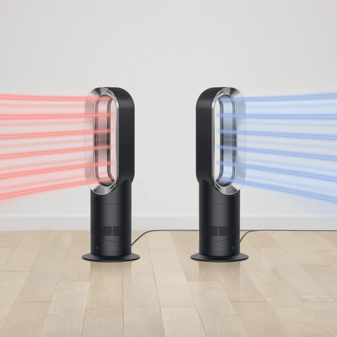 Dyson AM09 Hot + Cool Fan Heater | Black/Nickel | New