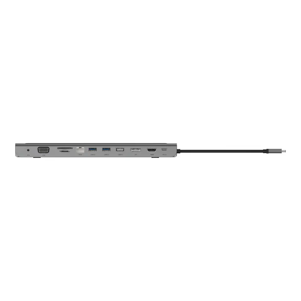 Adattatore Hub USB-C 11-in-1 2BSON &ndash; Doppia HDMI, VGA, Ethernet, SD E Pi&ugrave; Per Laptop