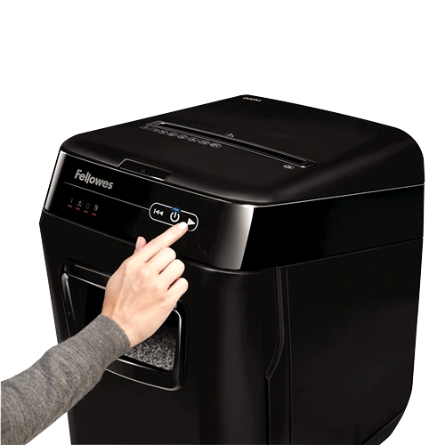 Fellowes AutoMax 200M 200 Sheet Micro-Cut Personal Shredder