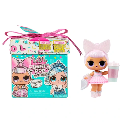 LOL Surprise Confetti Pop Birthday Toy with Collectible Doll 8 Surprises for Girls Age 4 Walmart