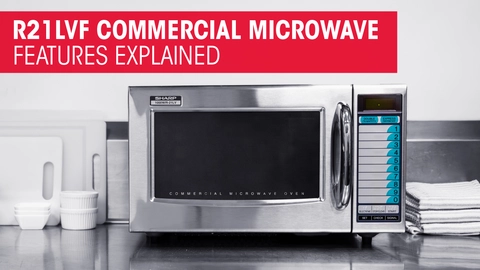 Sharp R21LVF: Medium Duty 1000W Commercial Microwave