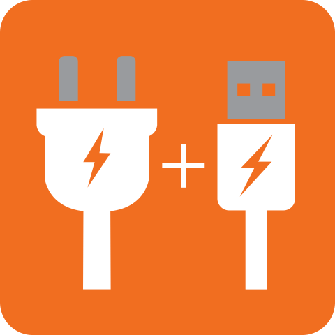 Integrated USB and AC Power