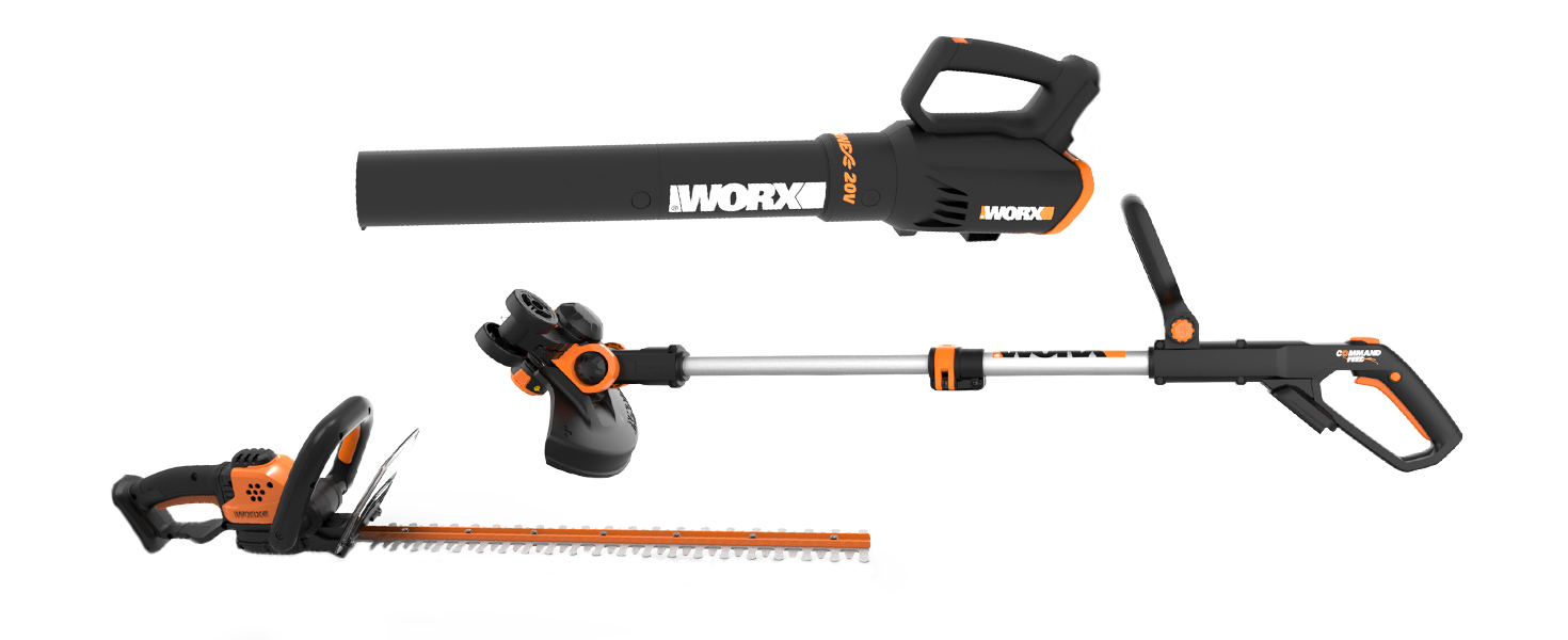 WORX Power Share 3-Piece 20-Volt Max 