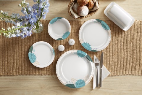 Nice! Everyday Paper Plates White - 8.38 90.0 ea