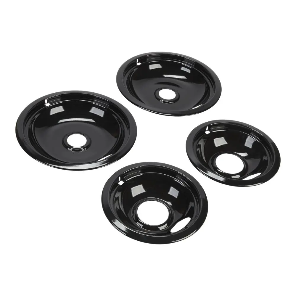 Whirlpool Replacement Burner Bowls - 4 Pack - Black - Thumbnail 5