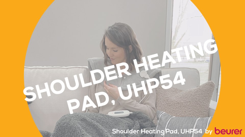 Beurer Portable Shoulder Heating Wrap, 2 Hours of Cordless Heat, Extra Soft Surf