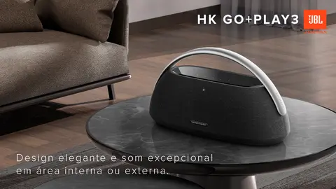Caixa de Som Bluetooth Harman Kardon Go + Play 3, 160W | Preto