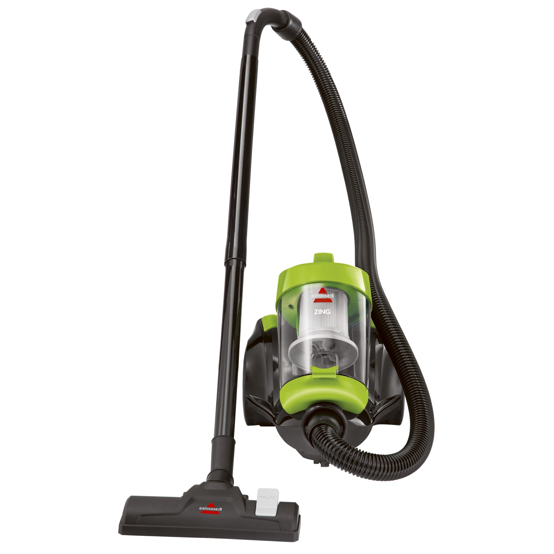 Bissell Zing Bagless Canister Vacuum in Black and Citrus Lime