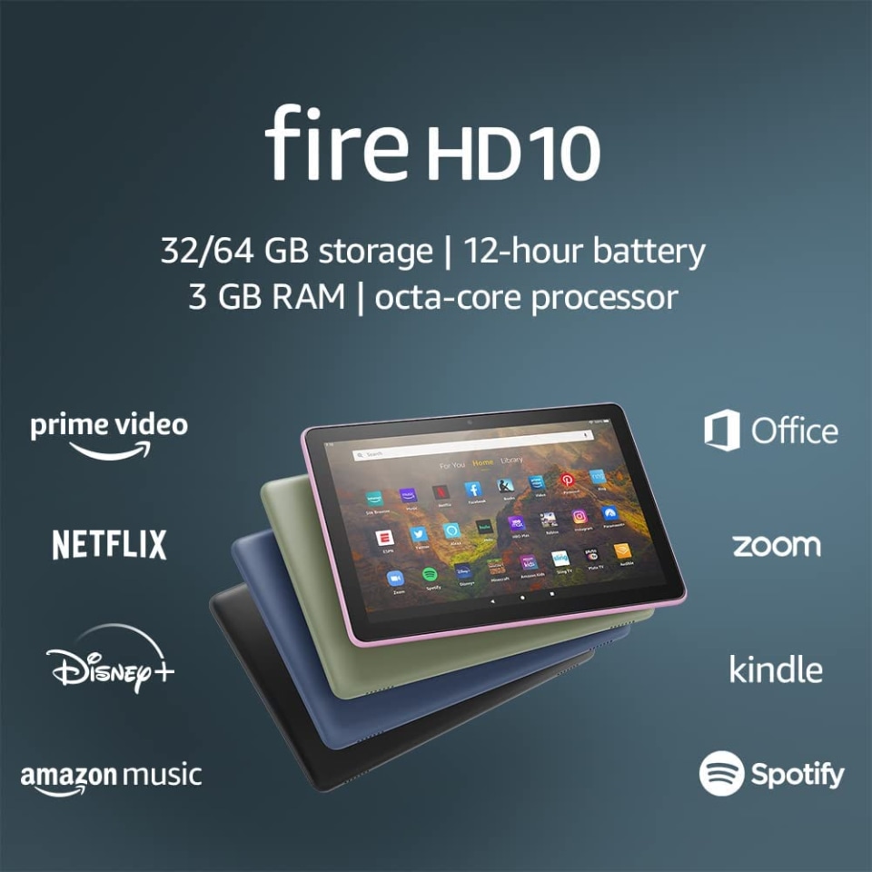 Amazon Fire HD 10 Tablet with Alexa, 32GB, Black | Meijer