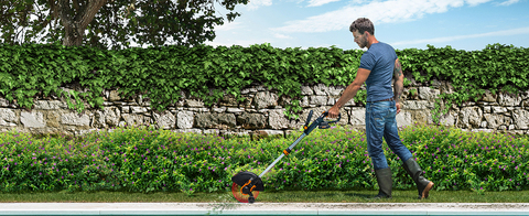 WORX WG163.1 GT 3.0 20V 12-Inch Cutting Diameter Cordless Grass Trimmer (2  x 2.0 Ah Batteries & 1 x Charger) Orange WG163.10 - Best Buy