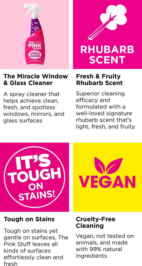 Fall in love with The Pink Stuff Miracle Window & Glass Cleaner 🤭💖… , Glass Cleaner