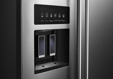 カナブンページ KitchenAid 24.8 Cu. Ft. Side-by-Side Refrigerator with
