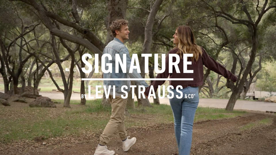 Signature By Levi Strauss & Co. Men's Loose Fit Jeans 