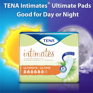 TENA Intimates Ultimate Absorbency Incontinence Pad for Women, 33ct