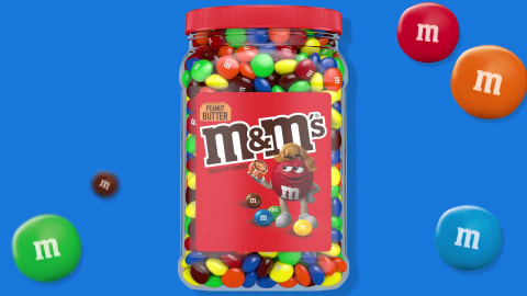  M&M's Peanut Butter Candies, 55 Oz., () : Grocery & Gourmet  Food