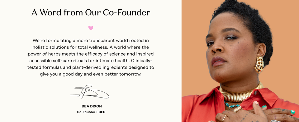 A word from our cofounder
