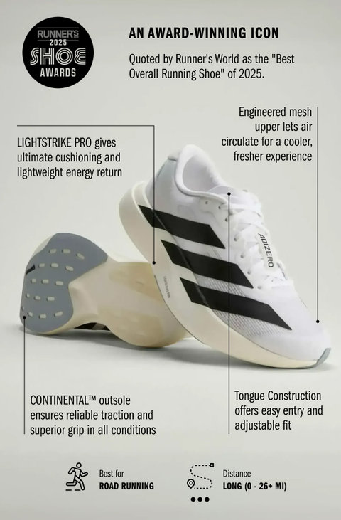 adidas Women's Adizero EVO SL Running Shoes | Dick's Sporting Goods