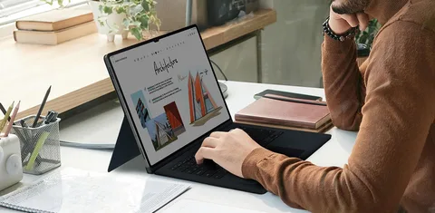Samsung Bookcover Keyboard for Tab S9 Ultra - Black, EF
