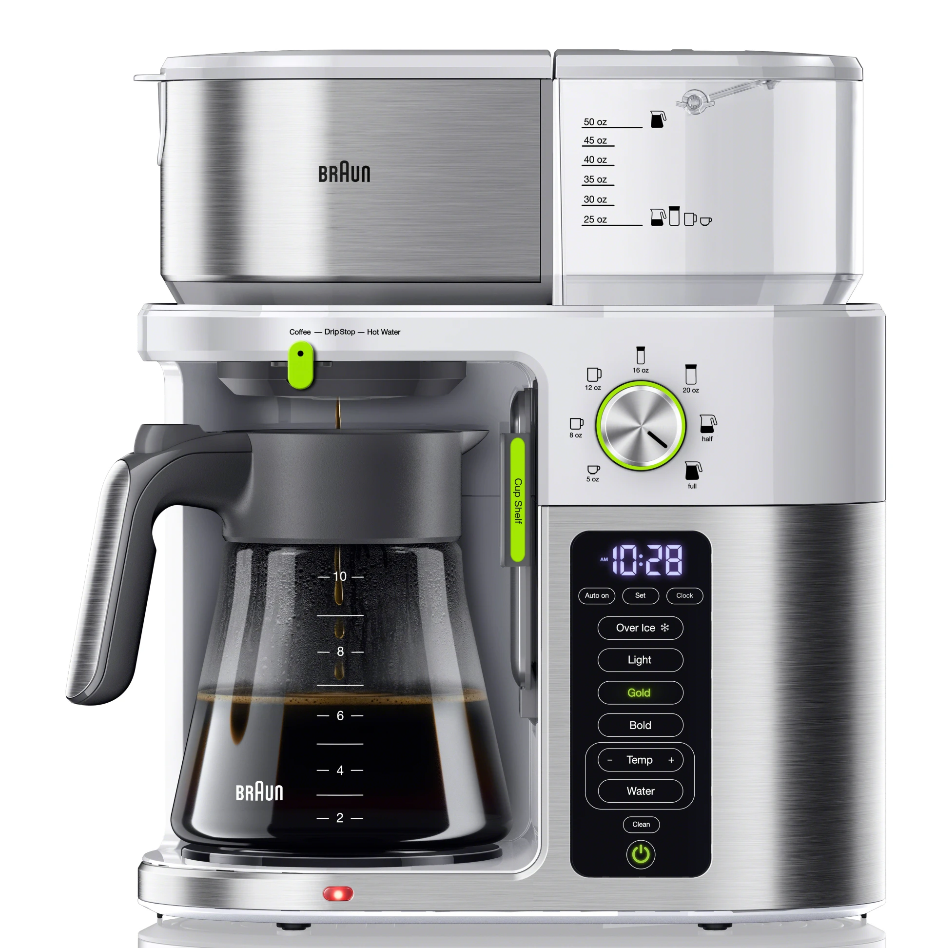 Braun MultiServe 10-Cup Certified Coffee Maker with Internal Water Spout  and Glass Carafe & Reviews | Wayfair