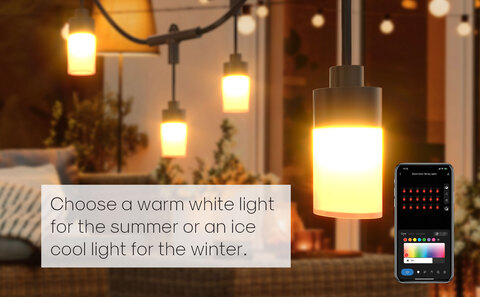 White hue for the Atomi Smart String Lights